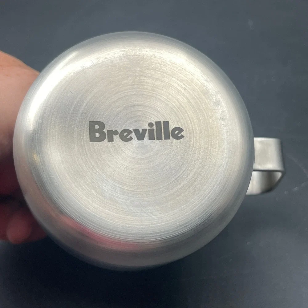 OEM Breville Milk Frothing Pitcher Brushed Stainless Steel Espresso Latte Cup